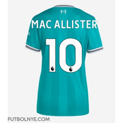 Camiseta Liverpool Alexis Mac Allister #10 Tercera Equipación para mujer 2025-26 manga corta Camiseta Liverpool Alexis Mac Allister #10 Tercera Equipación para mujer 2025-26 manga corta